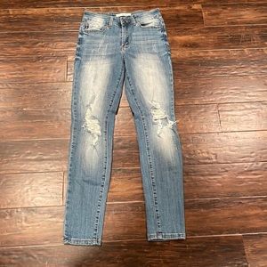 Kancan jeans skinny with rips